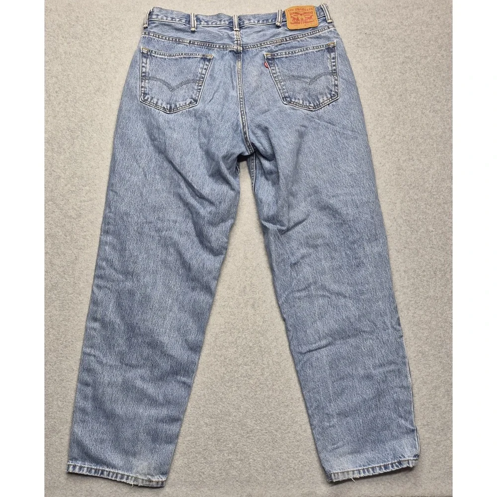 Levi's 560 Jeans Mens 38x34 Light Wash Comfort Fit Tapered Leg Denim